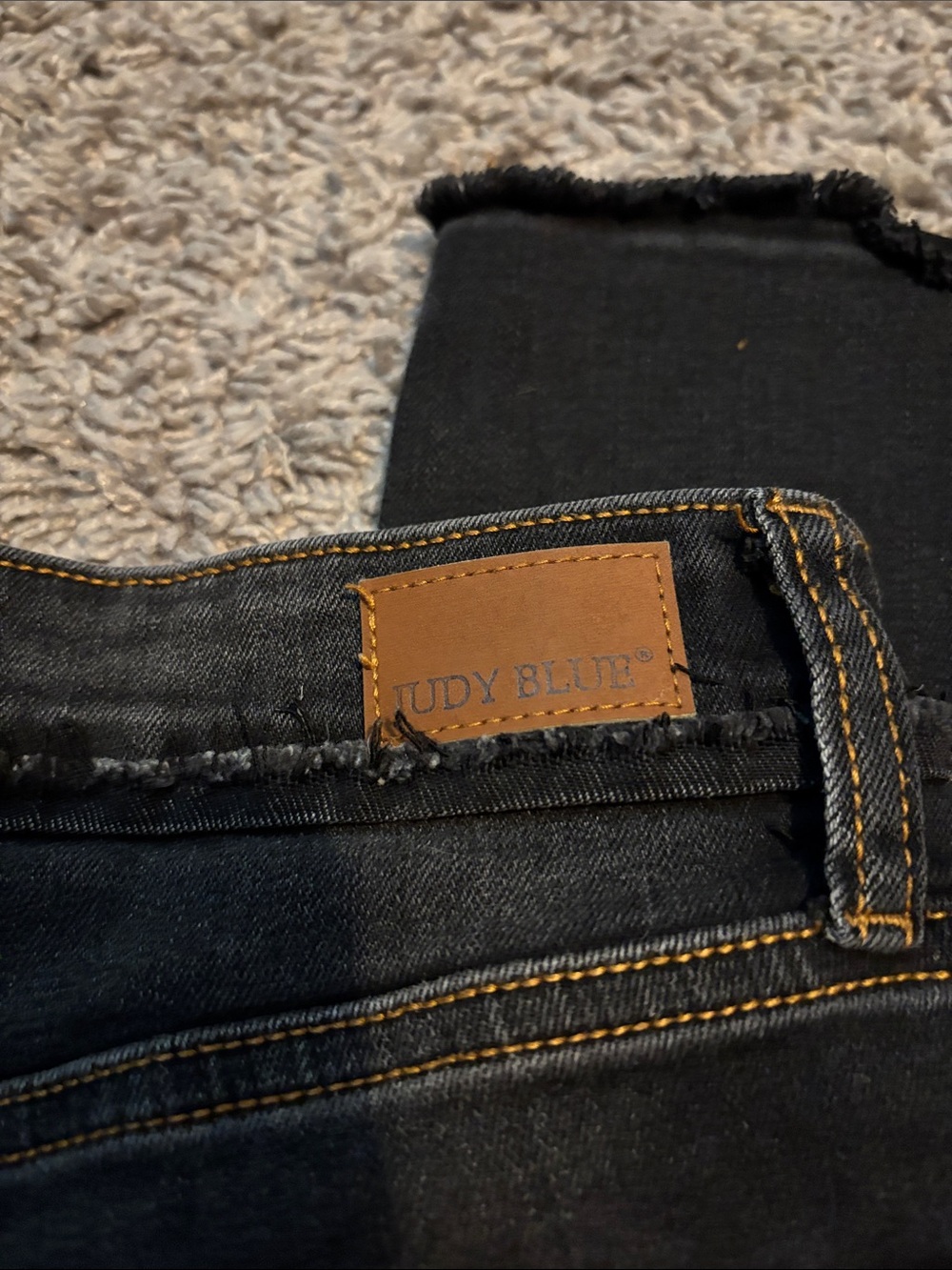 Judy Blue Black Bootcut Jeans with Subtle Whisker Fade - Picture 6 of 6